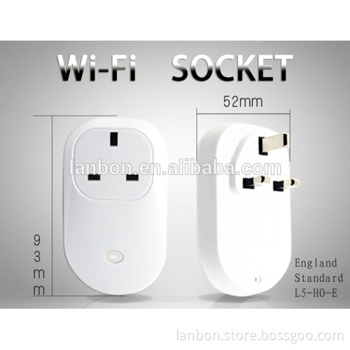 2016 Newest wifi socket Android phone / Iphone remote control Smart socket Home Automation No host server needed